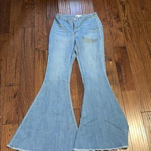 Flare high waisted jeans from forever 21